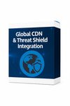 Global CDN & Threat Shield Integration