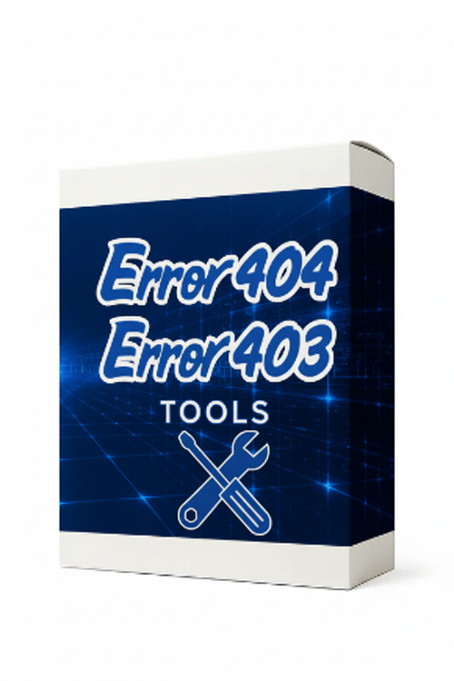 Error 404 & Error 403 Tools